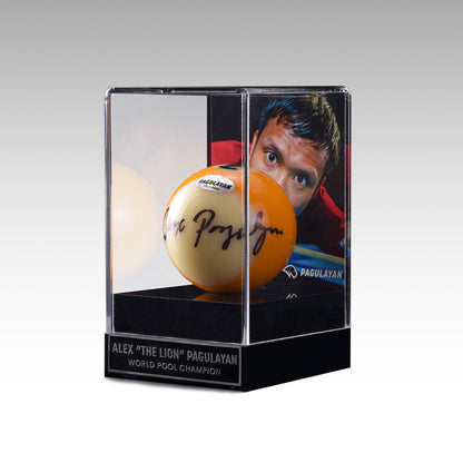 SIGNED 9 BALL DISPLAY - Pagulayan