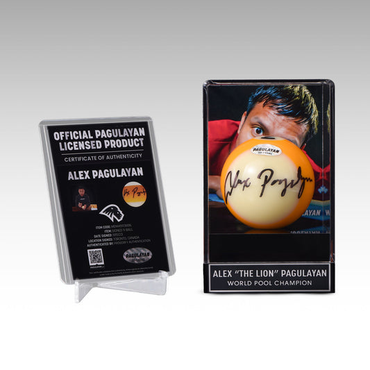 SIGNED 9 BALL DISPLAY - Pagulayan